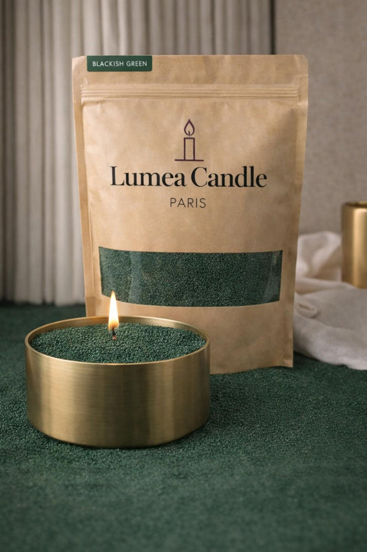 Bougie non parfumée - Vert